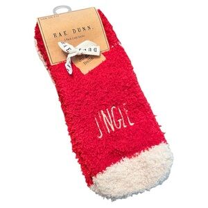 Rae Dunn Christmas Holiday 3 Pack Cozy Socks New With Tags